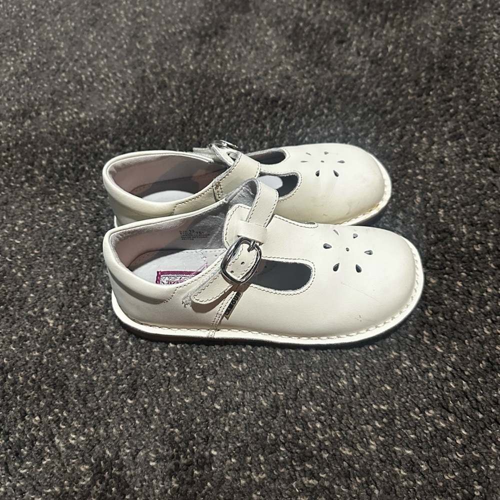 toddler white leather trotty mary janes